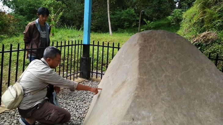 Survei lokasi penelitian arkeologi di Pariangan. (Instagram/@bpcb_sumbar)
