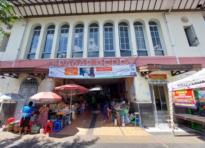 Pasar Gede, Solo, Jawa Tengah tampak langgeng, Minggu (4/7). (MP/Ismail)