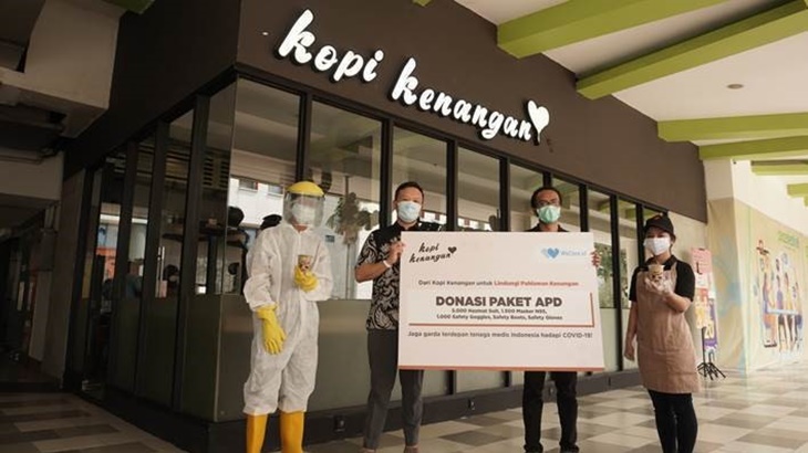 Perangi COVID-10, Kopi Kenangan Donasikan 5.000 Paket APD