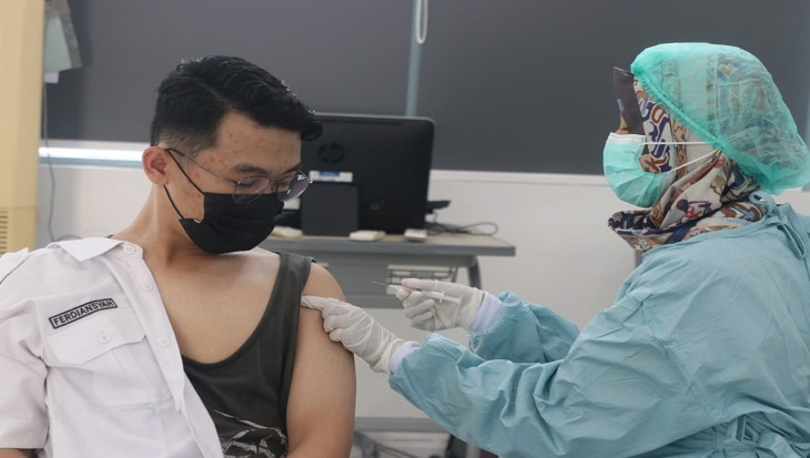 Ribuan Pegawai KAI Daop 6 Yogya Sudah Divaksin COVID-19