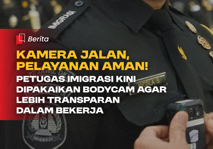 Kamera Jalan, Pelayanan Aman! Petugas Imigrasi Kini Pakai Bodycam agar Lebih Transparan dalam Bekerja