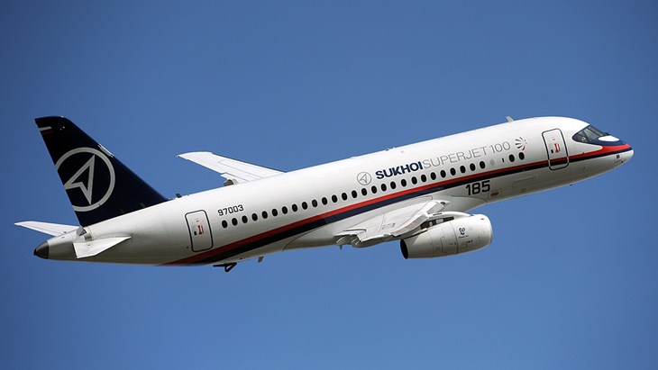 Sukhoi Superjet 100 Menghantam Gunung Salak