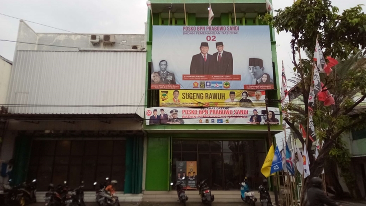 Kantor Pusat Badan Kemenangan (BPN) Prabowo-Sandi. (Foto: merahputih.com/Ismail)