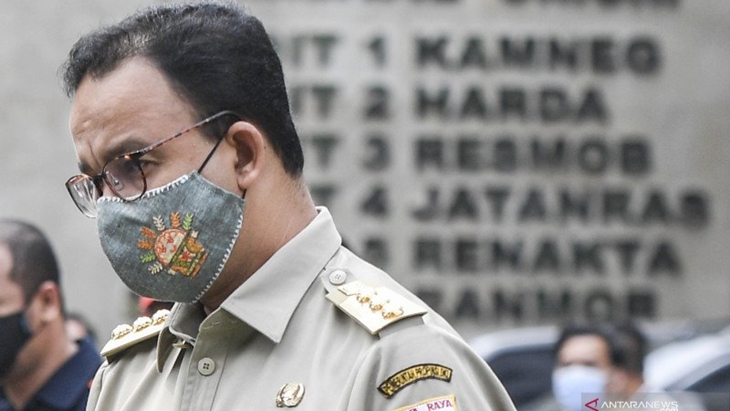 Gubernur DKI Jakarta Anies Baswedan di Jakarta, Selasa (17/11/2020). ANTARA FOTO/Hafidz Mubarak A/wsj.