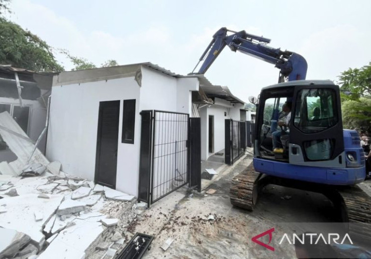 Akhirnya! 10 Rumah Mewah di Lapas Kelas IIA Cibinong Tempat Napi Istirahat Dibongkar