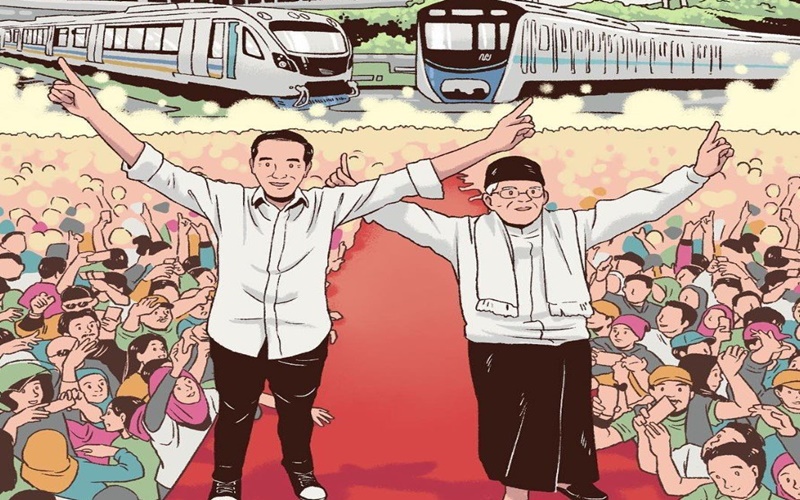 Pasangan Jokowi-Ma'ruf dalam Pilpres 2019