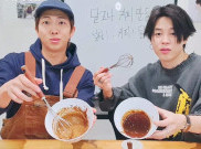 RM BTS dan Jimin BTS 'Keracunan' Dalgona Coffee