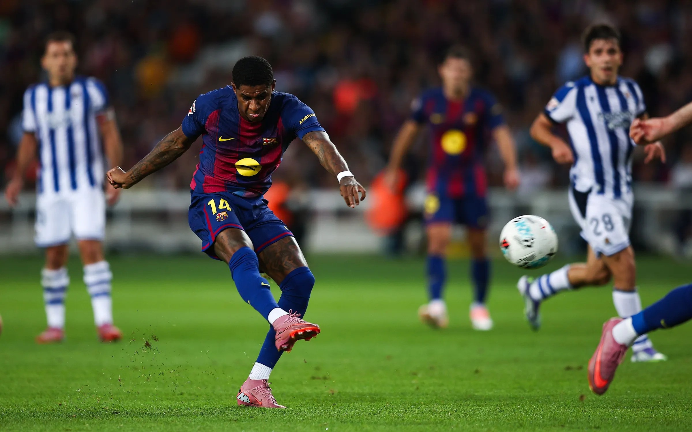 Enggak Salah Pilih, Marcus Rashford Terbukti Beri Dampak Positif bagi Barcelona