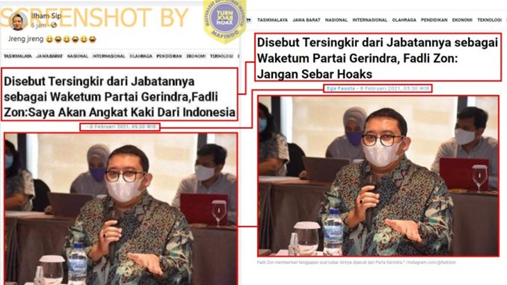 [HOAKS atau FAKTA]: Fadli Zon Angkat Kaki dari Indonesia karena Tak Jabat Waketum Gerindra