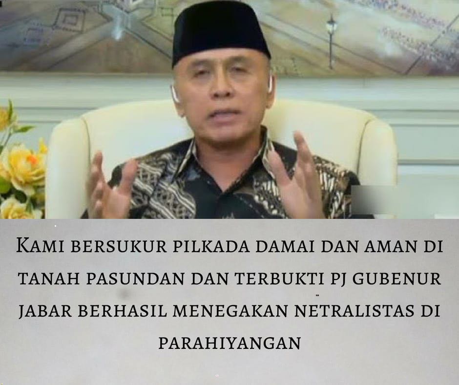 Ucapan terima kasih M Iriawan