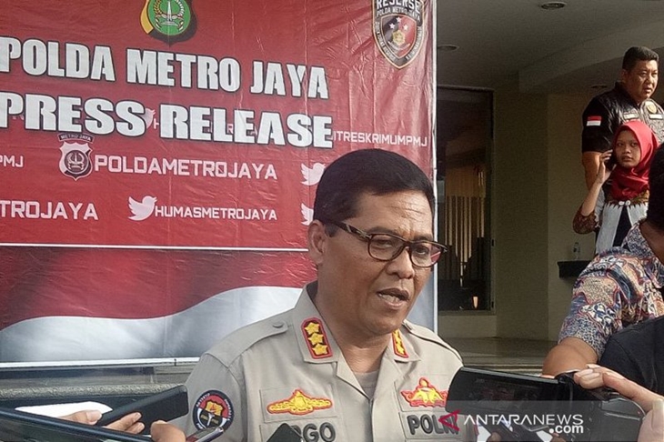 Kabid Humas Polda Metro Jaya Kombes Argo Yuwono saat ditemui awak media, Polda Metro Jaya siap amankan Pelantikan Presiden-Wakil Presiden. (ANTARA/Fianda Rassat/am).