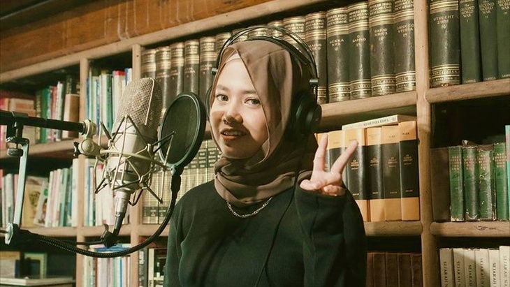Jadi Duta Spotify Equal, Wajah Hanin Dhiya Mejeng di Times Square New York
