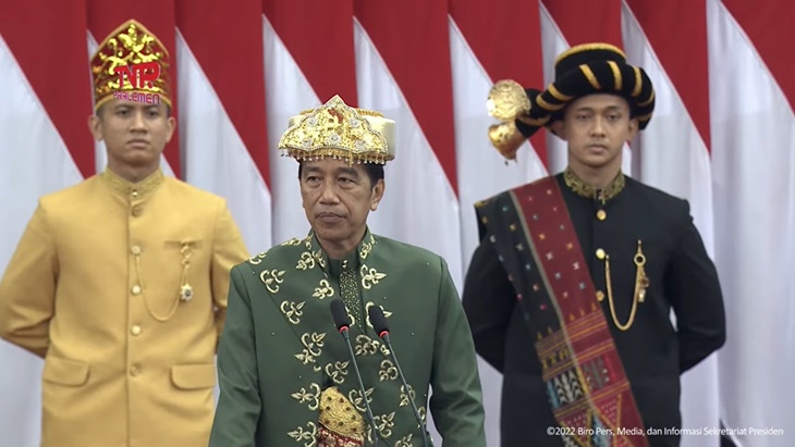 Makna Baju Adat Paksian Jokowi di Sidang Tahunan