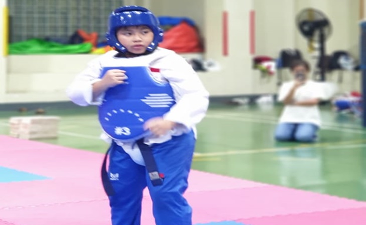 Selain Matematika, Albert juga senang dengan olahraga Taekwondo