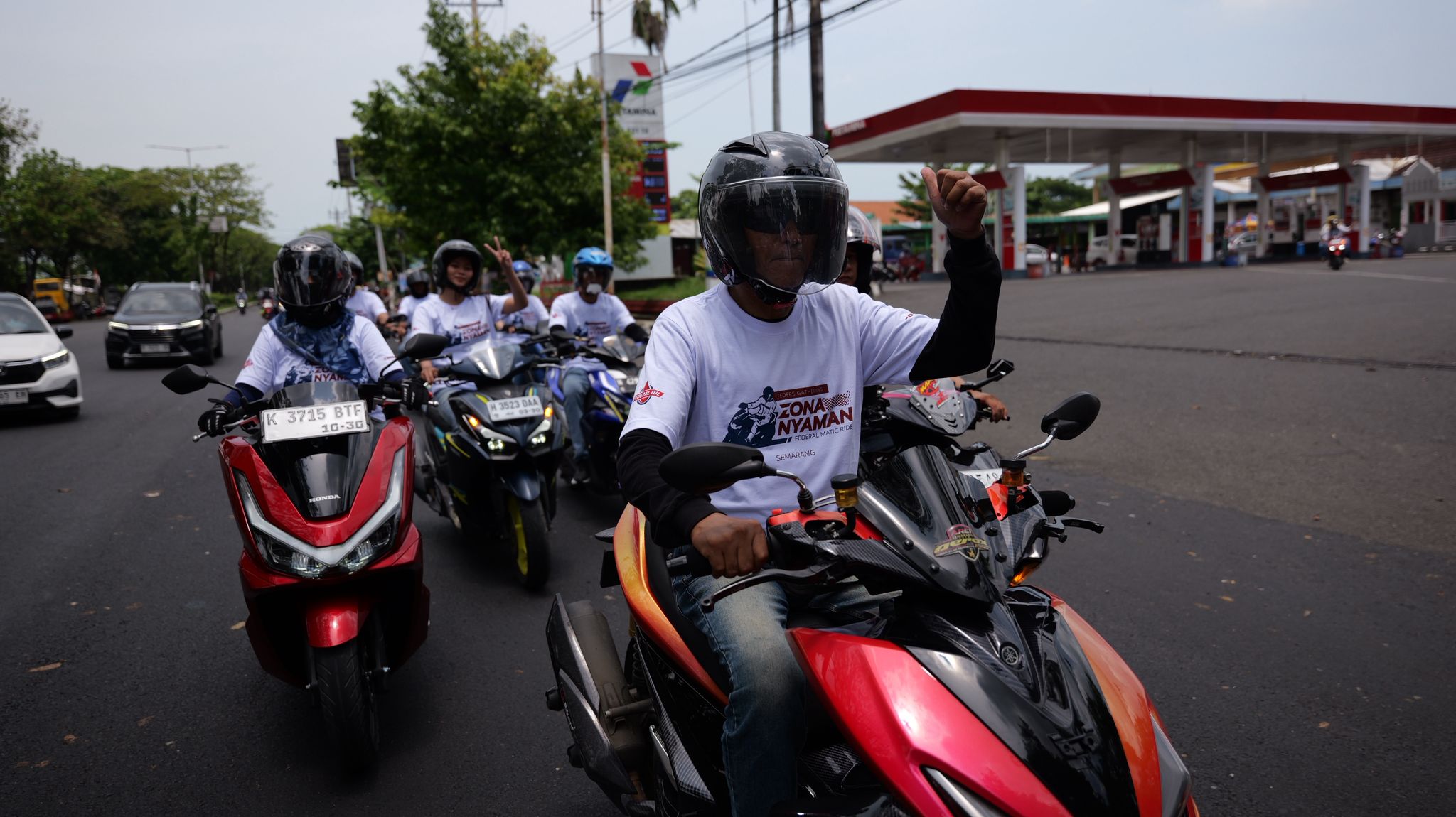 Keseruan City Ride di Semarang, Feders Gathering 2025 Ajak Komunitas Motor Matic Jelajahi Kota Lama