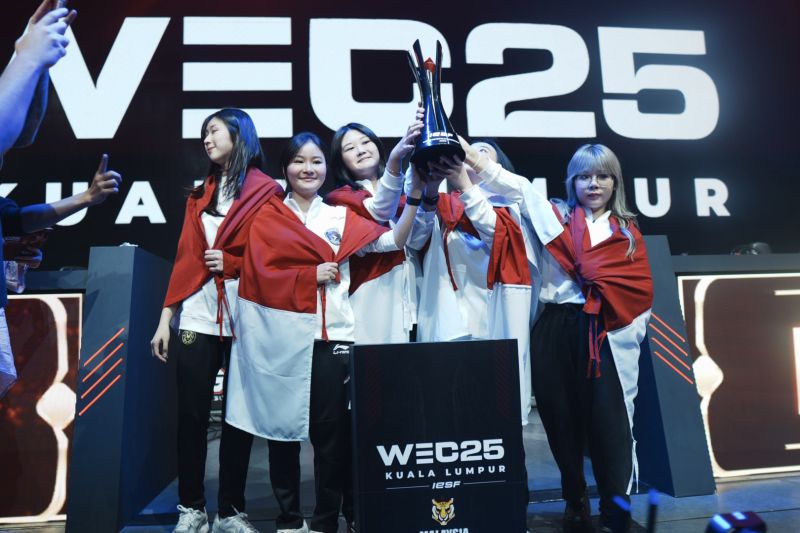Indonesia Genggam Dunia Esports: MLBB Putri Pertahankan Tahta IESF WEC 2025, Win Rate 100 Persen Cuy