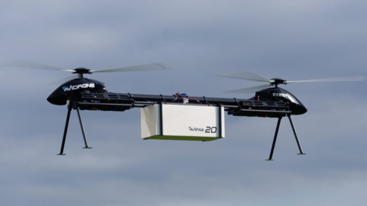 Drone Berkepala Dua, Mampu Angkat Kargo