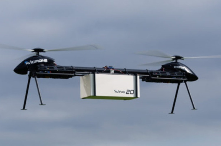 Drone Berkepala Dua, Mampu Angkat Kargo