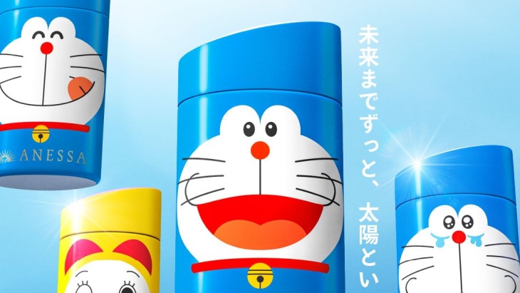 Berlindung dari Sinar Matahari Bersama Doraemon