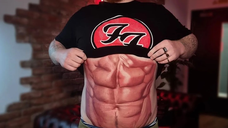 Tato 'Sixpack' demi Tampilan Gagah