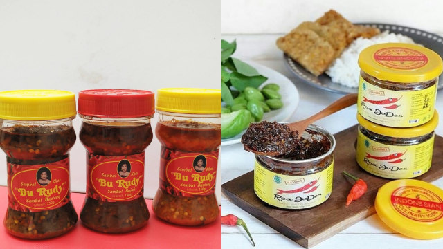 Sambal kemasan.  (Foto- Instagram @nyantapnyantap @cheedhes)