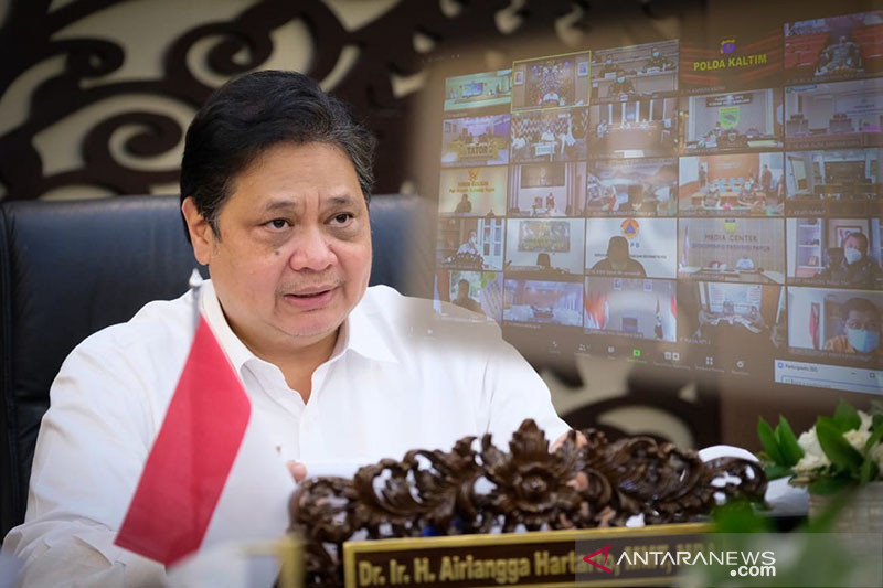 Menko Perekonomian Airlangga Hartarto. (Foto: Antara)