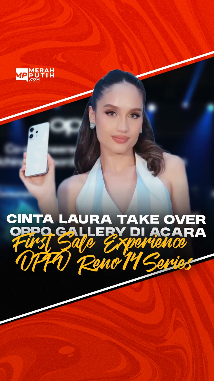 Cinta Laura Take Over Oppo Gallery di Acara First Sale Experience Oppo Reno 14 Series