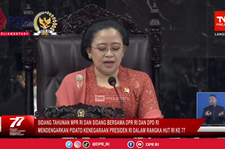 Pidato Lengkap Puan Maharani di Hadapan Jokowi saat Sidang Tahunan MPR 2022