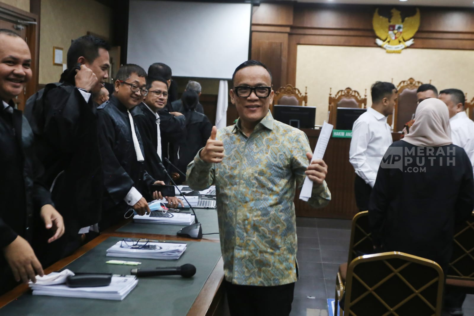 Mantan Wamenaker Immanuel Ebenezer Jalani Sidang Pembacaan Dakwaan di PN Tipikor Jakarta