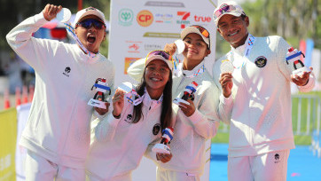 SEA Games 2025 Thailand: Triathlon Indonesia Raih Medali Perak Nomor Mixed Team Relay 