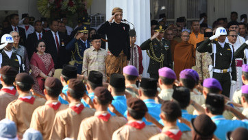 Presiden Joko Widodo Memimpin Upacara Peringatan Hari Lahir Pancasila