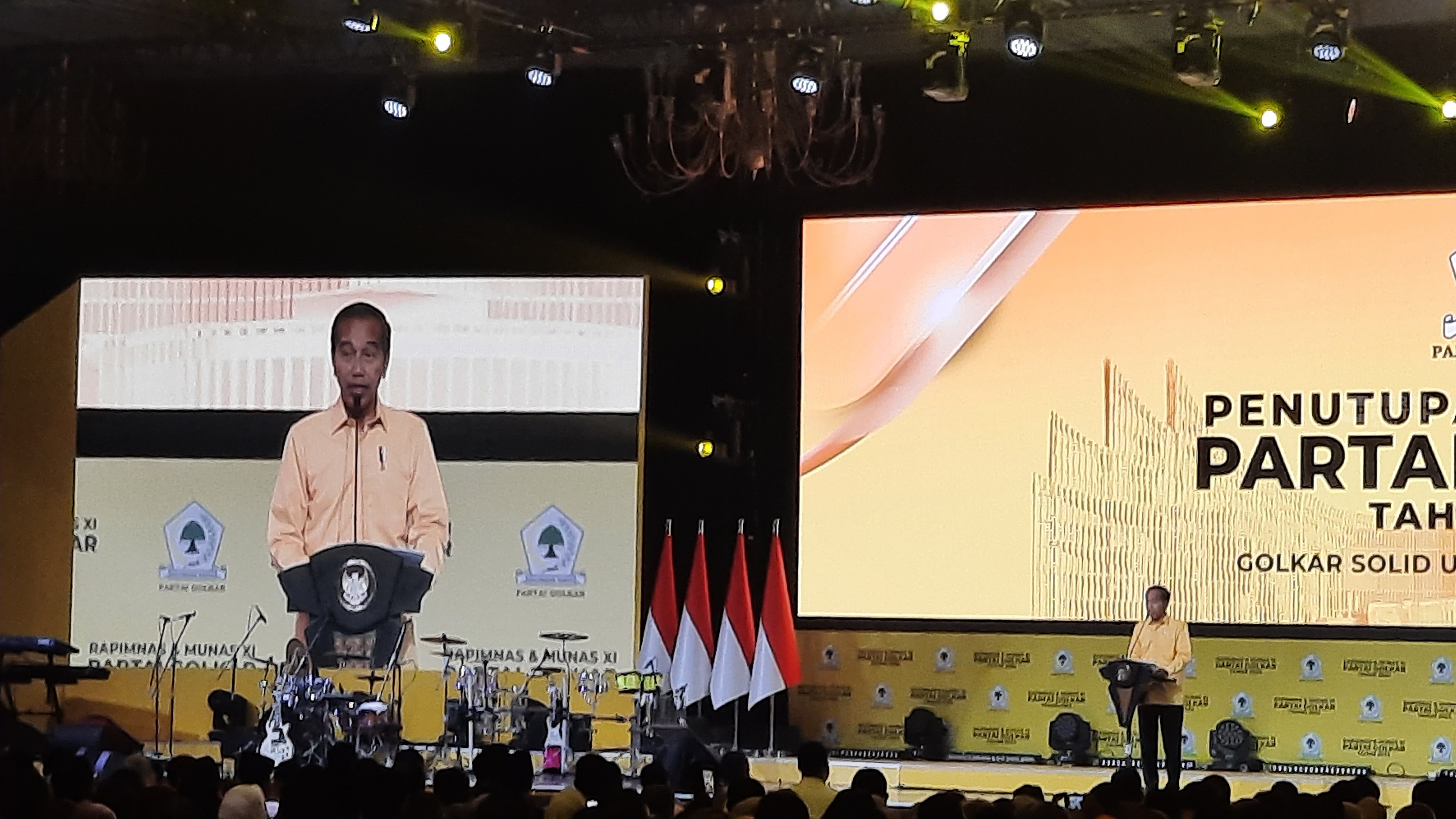 Hadiri Munas Golkar, Jokowi: Bawaannya Adem dan Sejuk