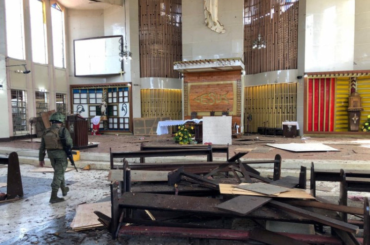 Pasutri WNI Pengebom Gereja Katedral Masuk ke Filipina Secara Ilegal