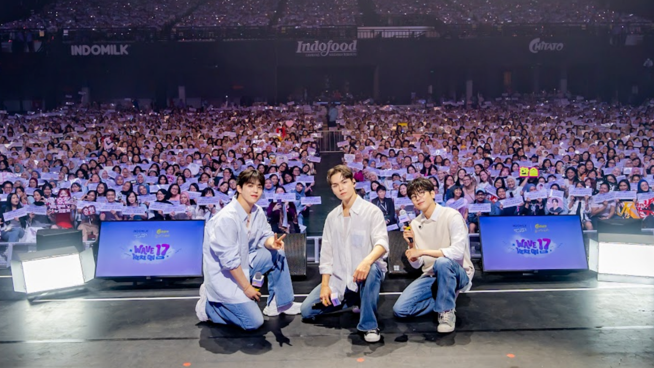 Momen S.COUPS, WONWOO dan VERNON Sapa Penggemar Indonesia