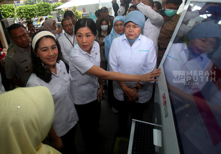 Wamen PPPA dan Wamen Dukbangga Tinjau Peluncuran Cek Kesehatan Gratis (CKG) di Puskesmas Kebayoran Baru