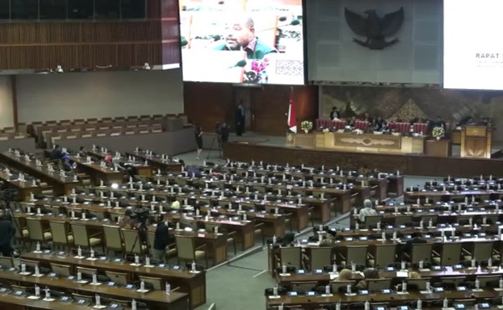Ilustrasi sidang komisi DPR RI