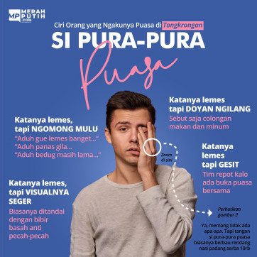 Ciri Orang yang Ngakunya Puasa di Tongkrongan