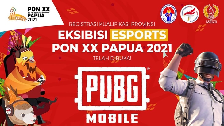 Pendaftaran PUBG Mobile di PON Papua 2021 Resmi Dibuka