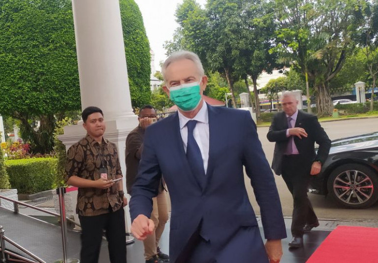 Eks PM Inggris Tony Blair Temui Jokowi di Istana