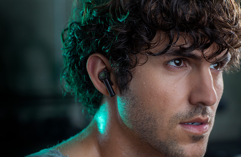Earphone ini juga diperuntukan untuk gamer dengan delay hanya 60ms (Foto: Razer)