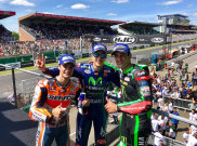 Rossi Terjatuh, Vinales Naik ke Puncak Klasemen