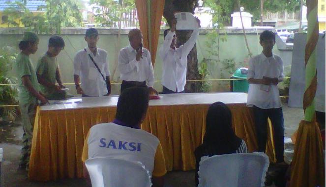 Ilustrasi saksi TPS Pemilu