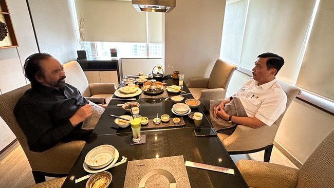NasDem Bocorkan Isi Pertemuan Surya Paloh dengan Luhut