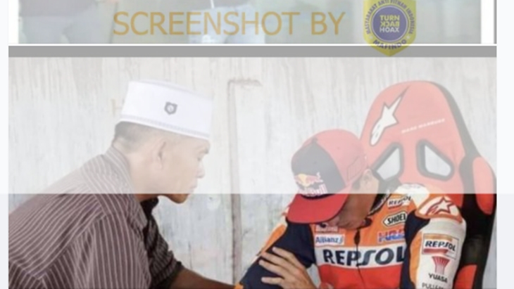 [HOAKS atau FAKTA]: Pembalap Marc Marquez Jalani Terapi Urut di Bulukumba 