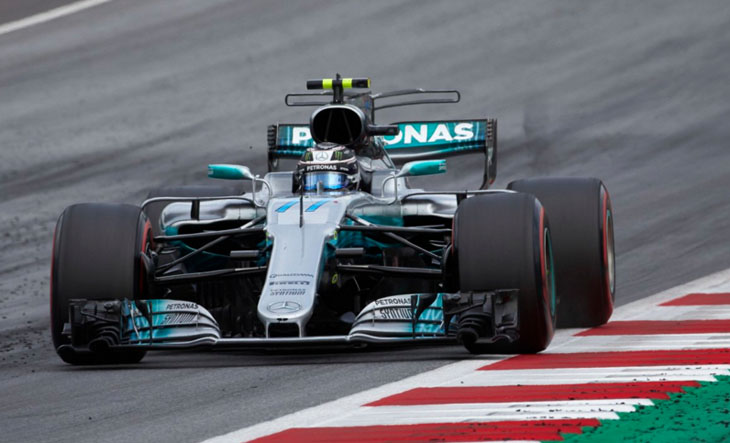 Bottas Tercepat di Sesi Latihan Pertama F1 GP Inggris
