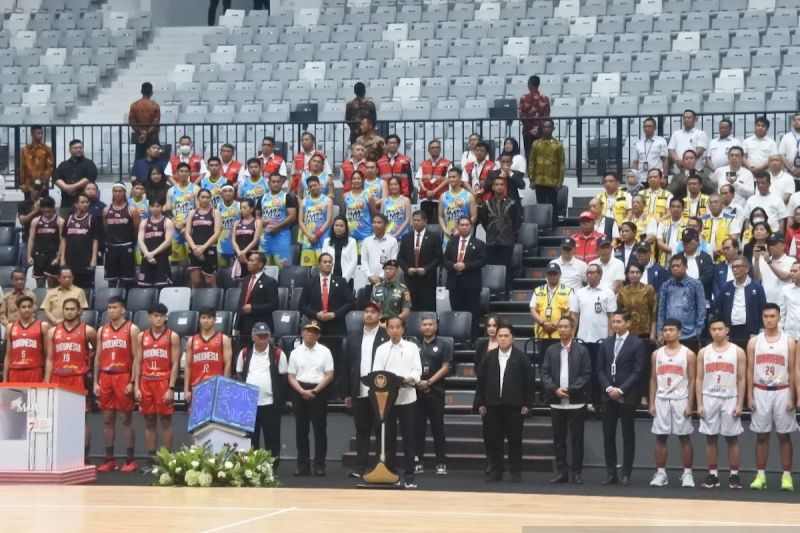 Stadion Indonesia Arena Dengan Biaya Rp 640 Miliar Diresmikan Jokowi