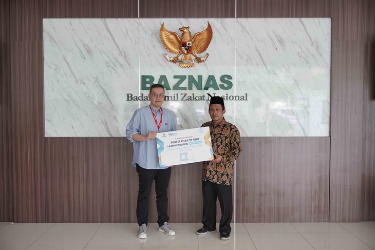 99 Lampu Induksi Terpasang di Puluhan Masjid Jabodetabek