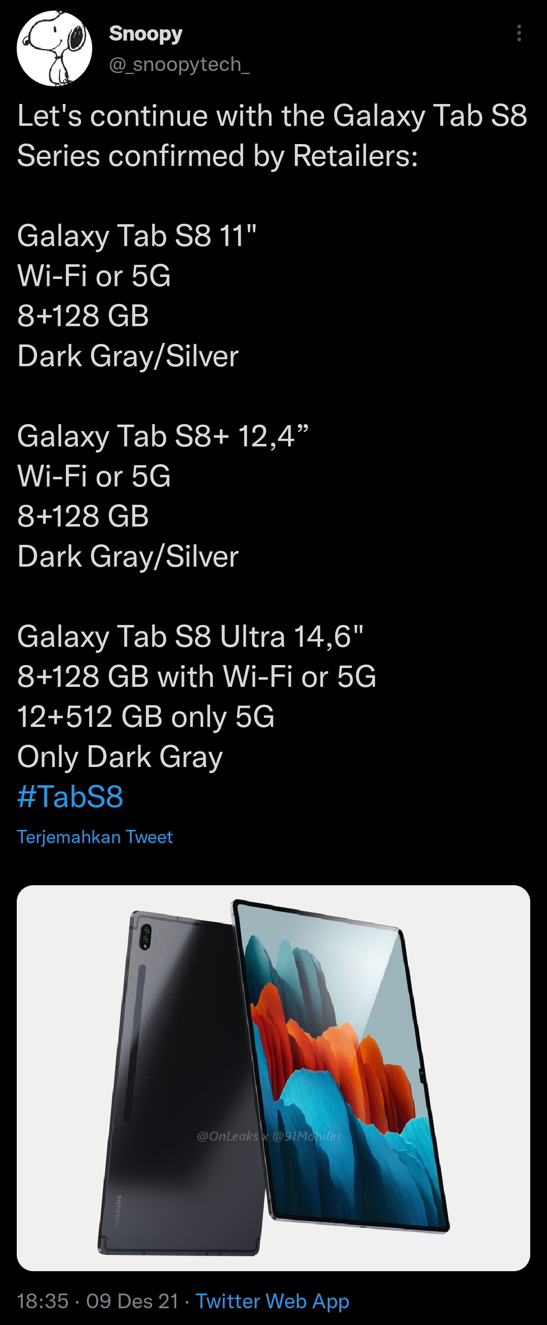 galaxy tab 8