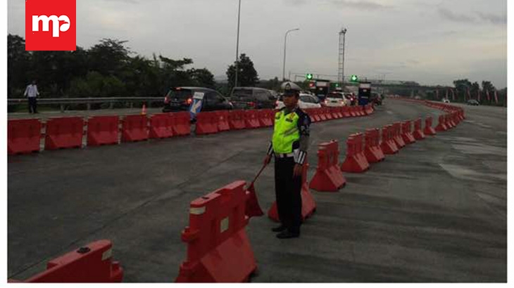 Kendaraan Arus Balik Di Tol Cipali Mulai Meningkat