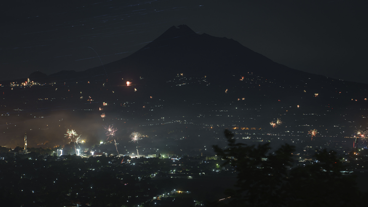Pasar di DIY Ini Dibangun Lantai Khusus Nikmati Gunung Merapi dan Candi Prambanan